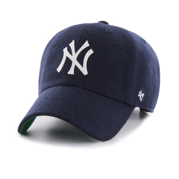 Mens 47 Brand NY Yankees Clean Up Strapback - Navy Blue