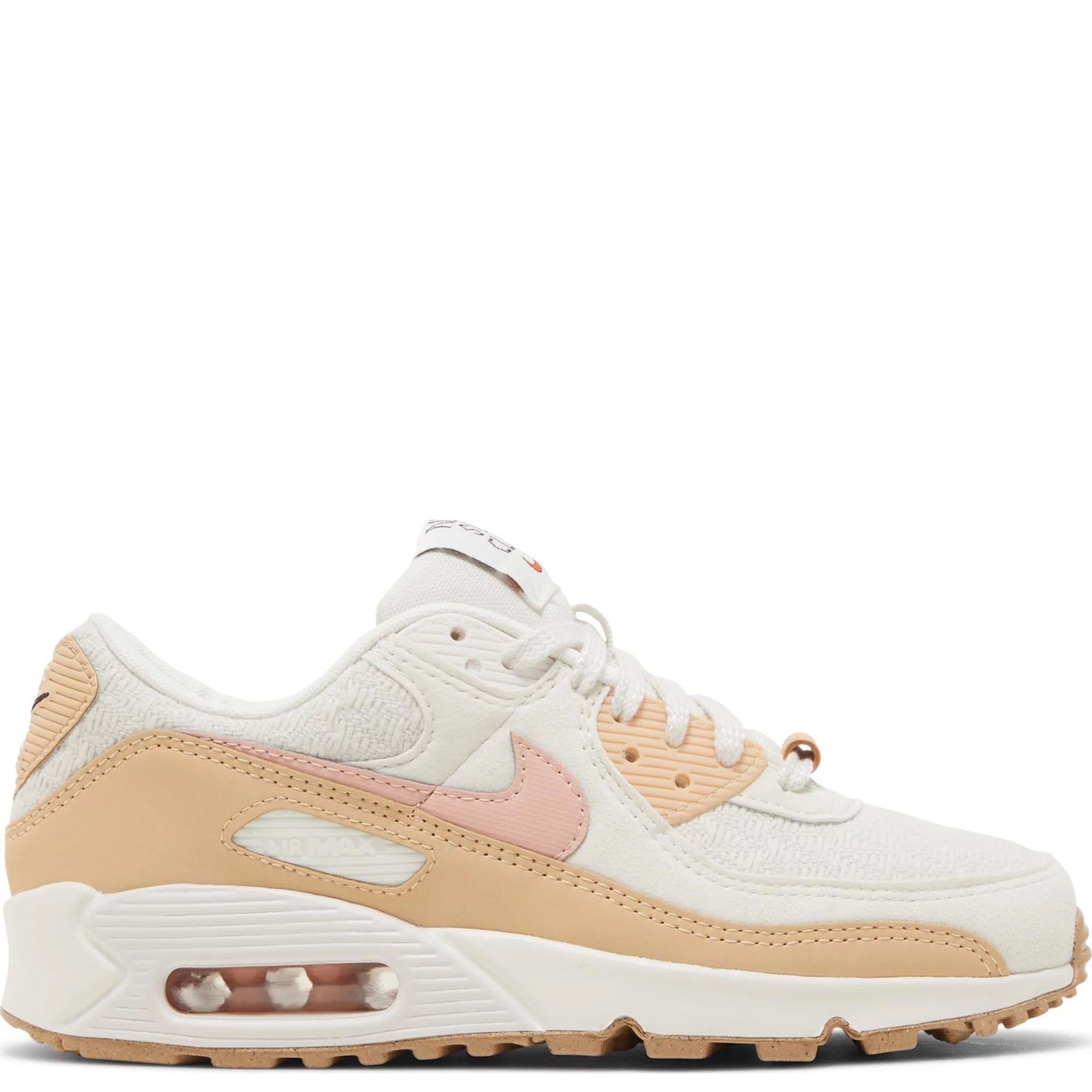 [DJ9997-101] Womens Nike Air Max 90 SE 'Sun Club Sail Arctic Orange'