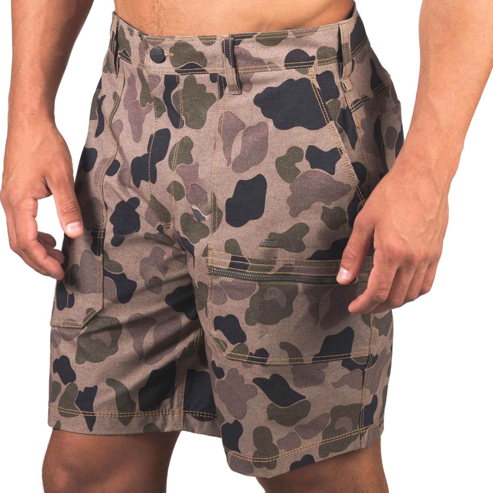 [AR0724-325] Mens Hurley Carhartt Camo Work Short 19"