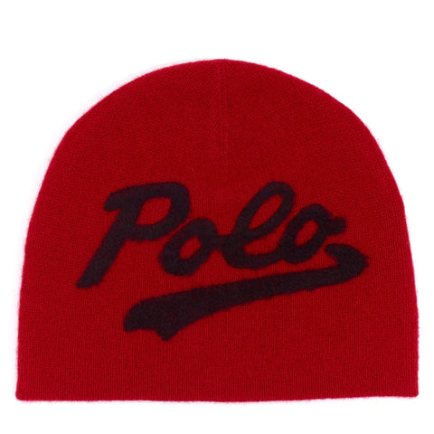 [PC0584-617] Mens Polo Ralph Lauren Felted Polo Logo Beanie