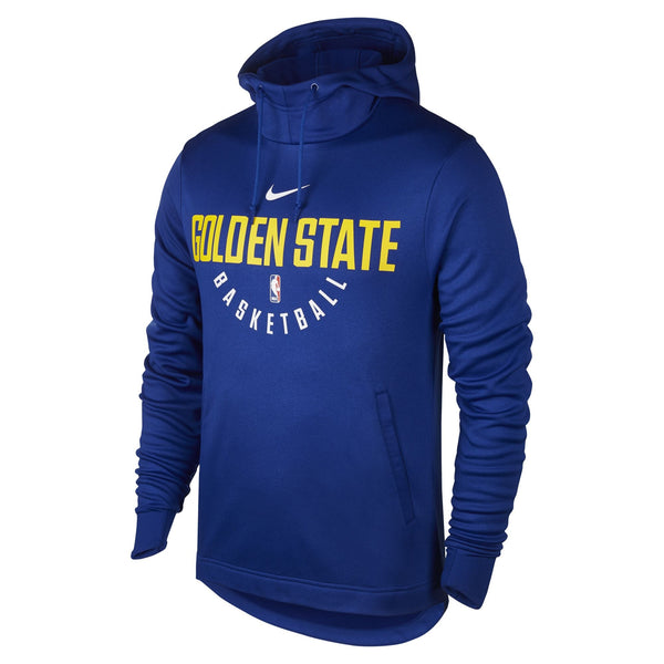 [858830-495] Mens Nike NBA Golden State Warriors Therma Hoodie