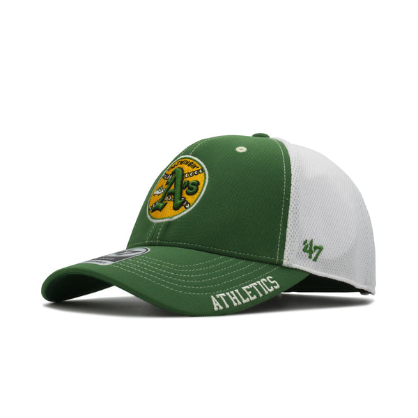 Mens 47 Brand Oakland Athletics MVP Strapback - Green/White
