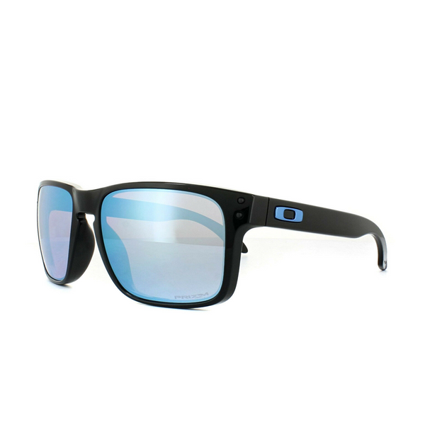 [OO9102-C1] Mens Oakley Holbrook Polarized Sunglasses - Polished Black/PRIZM H2O
