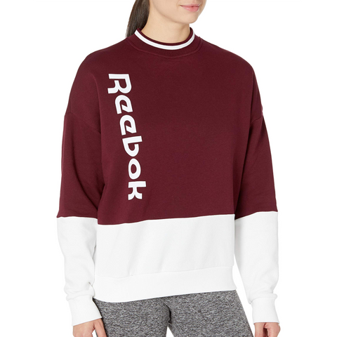 [FU2187] Womens Reebok Training Essentials Logo Crew Sweatshirt