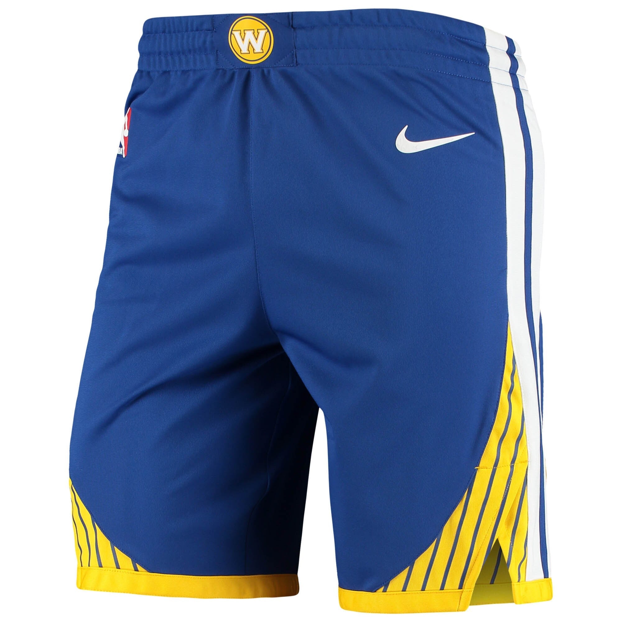 [866383-495] Mens Nike NBA Golden State Warriors Aeroswift Authentic Road Shorts