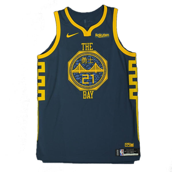 [AH6179-427] Mens Nike NBA Golden State Warriors CNY Authentic Jersey