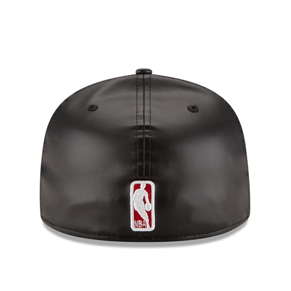 [70344056] Mens New Era NBA 59Fifty Faux Leather Fitted - Miami Heat
