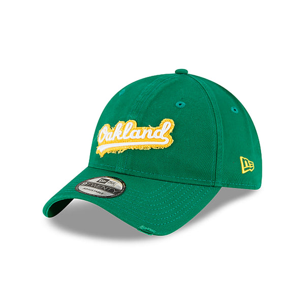[60003744] Mens New Era MLB Core Classic Distressed Patch 9Twenty - Oakland A's