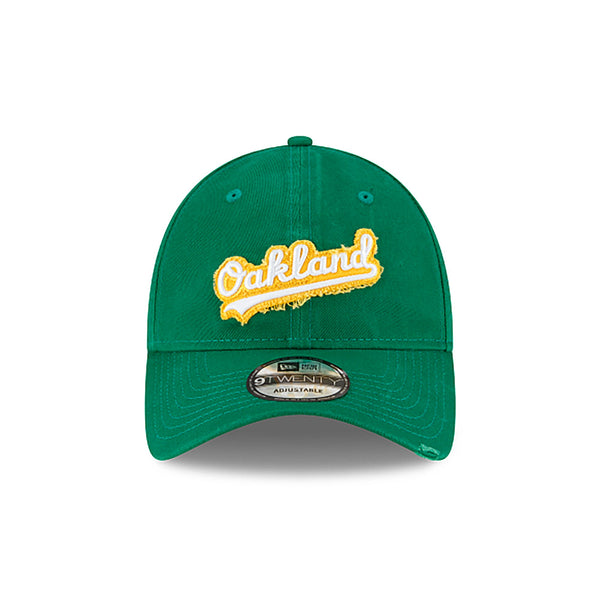 [60003744] Mens New Era MLB Core Classic Distressed Patch 9Twenty - Oakland A's