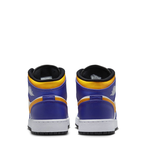 [DQ8423-517] Youth Air Jordan Retro 1 Mid (GS) "Lakers"