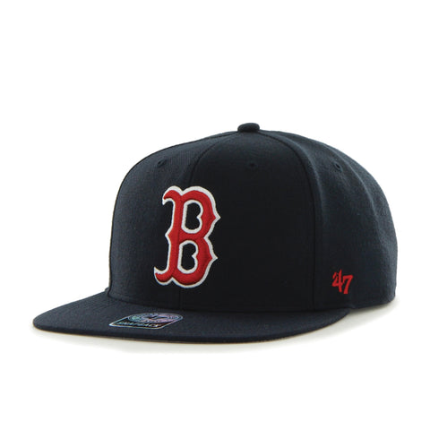 Mens 47 Brand Boston Red Sox Sure Shot Captain Snapback - Navy Blue