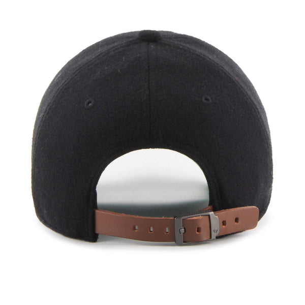 Mens 47 Brand NY Yankees Clean Up Strapback - Black
