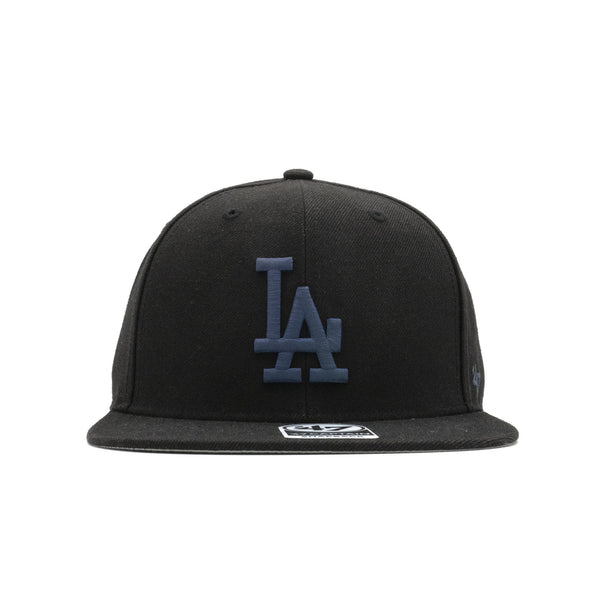 Mens 47 Brand LA Dodgers Captain Snapback - Black