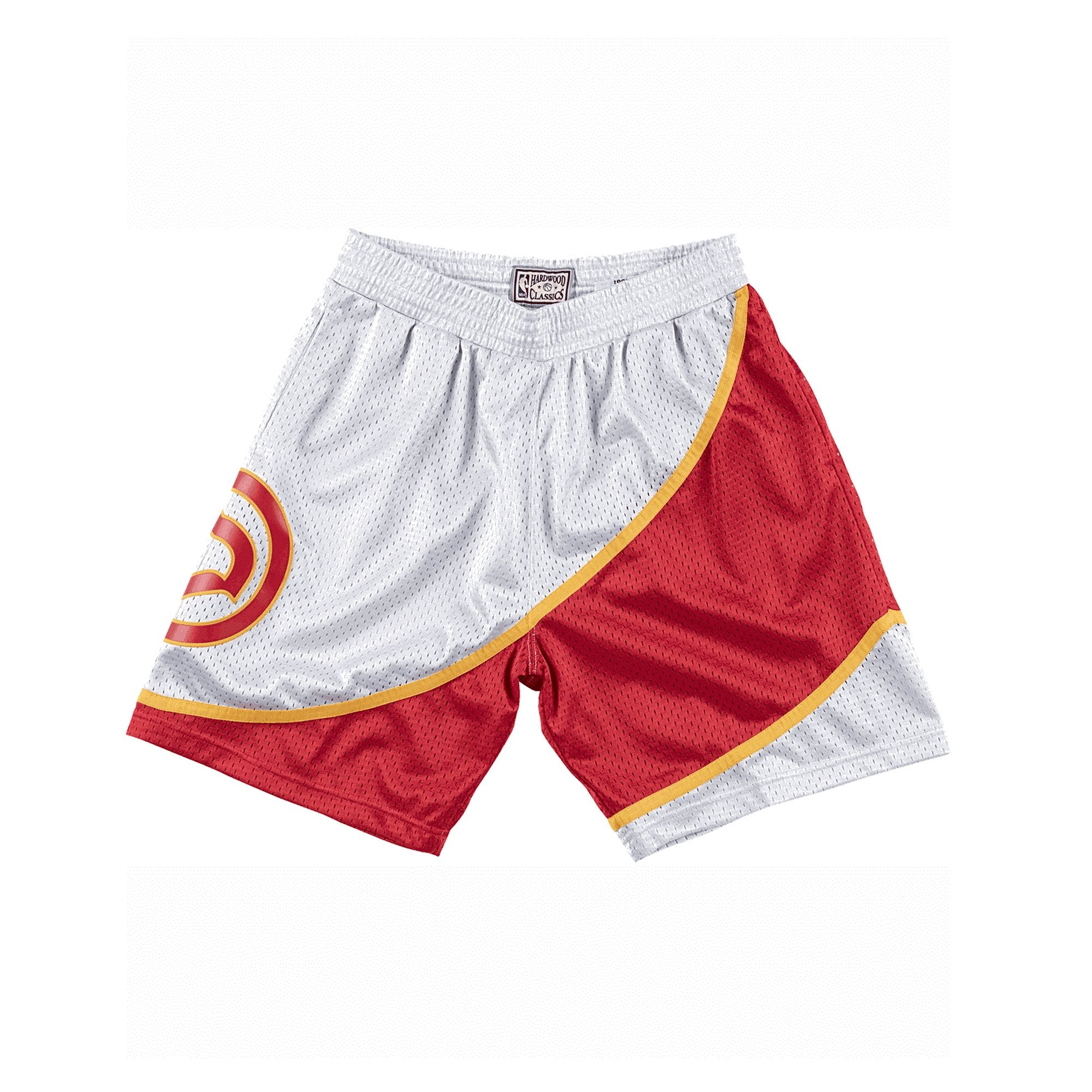 Mens Mitchell & Ness NBA Platinum Swingman Shorts 1987-88 Atlanta Hawks