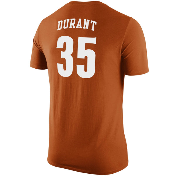[00037506XTX1] Mens Nike NCAA Texas Longhorns Kevin Durant Name & Number T-Shirt