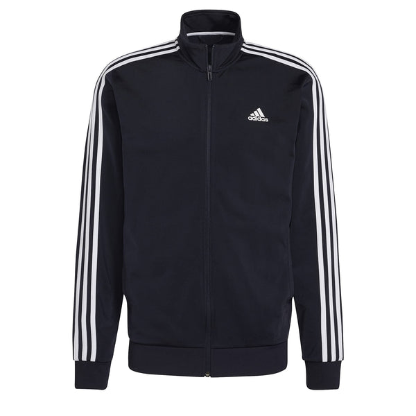 [H46100] Mens Adidas Essentials Warm-Up 3-Stripes Track Jacket