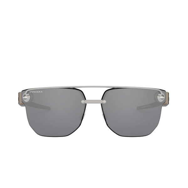 [OO4136-05] Mens Oakley Chrystl Sunglasses - Satin Chrome/Prizm Black