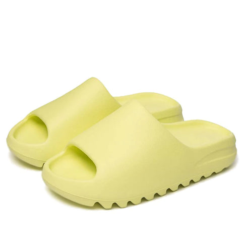 [HQ6447] Mens Adidas Yeezy Slide 'Glow Green (2022 Restock)'