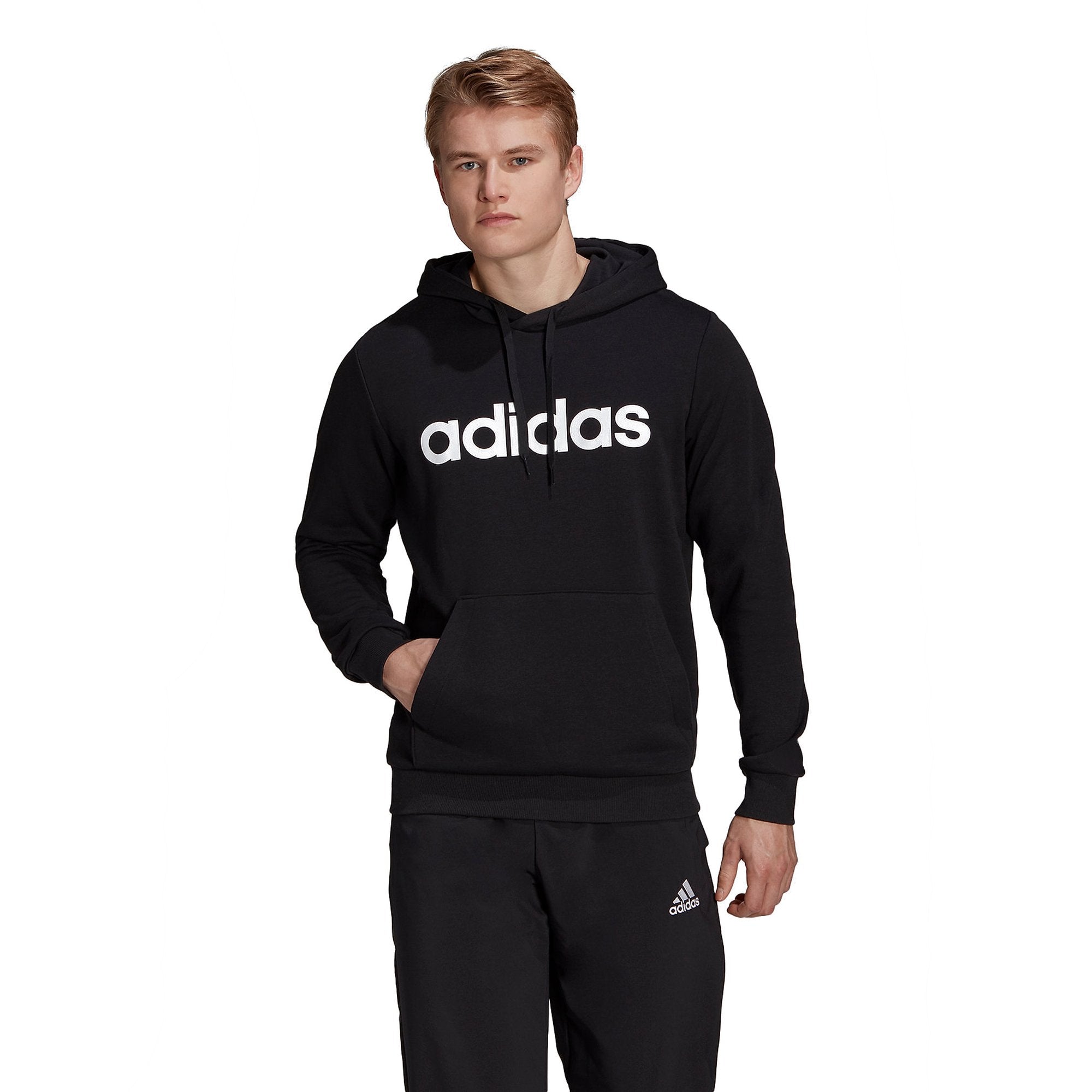 [FR8842] Mens Adidas Linear Fleece Pullover