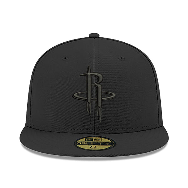 [70632899] Mens New Era NBA 5950 BLACK ON BLACK FITTED - HOUSTON ROCKETS