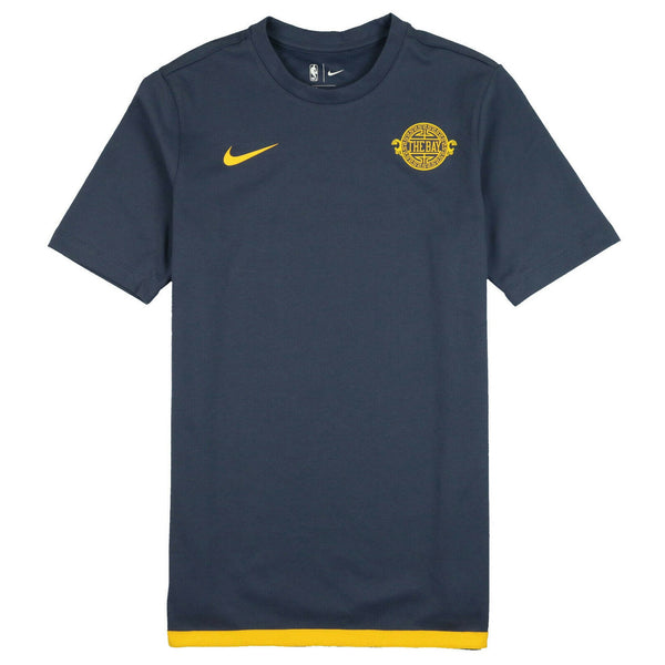 [929217-471] Mens Nike NBA GS Warriors City Edition Heavyweight DNA T-Shirt