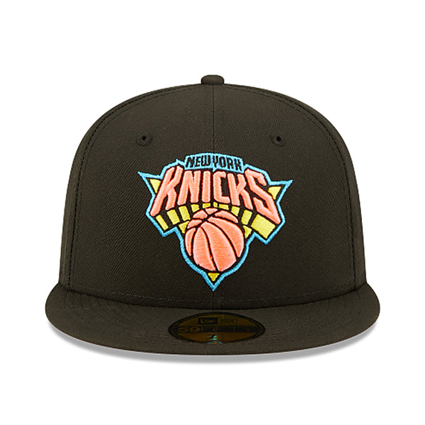 [70643201] Mens New Era NBA 5950 PINK GLOW FITTED - NY KNICKS