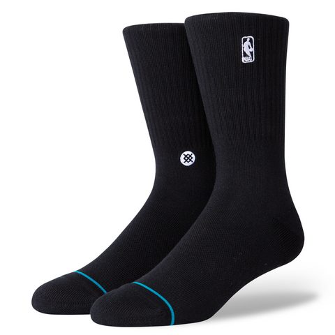 [M526D17LOG-BLK] Mens Stance NBA Logoman Basketball Crew Socks