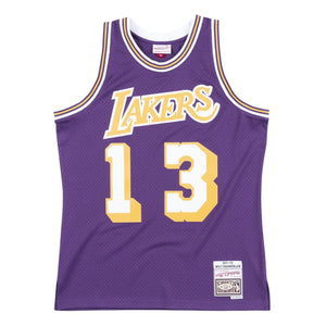 Mens Mitchell & Ness NBA Swingman Jersey LA Lakers 71-72 Wilt Chamberlain