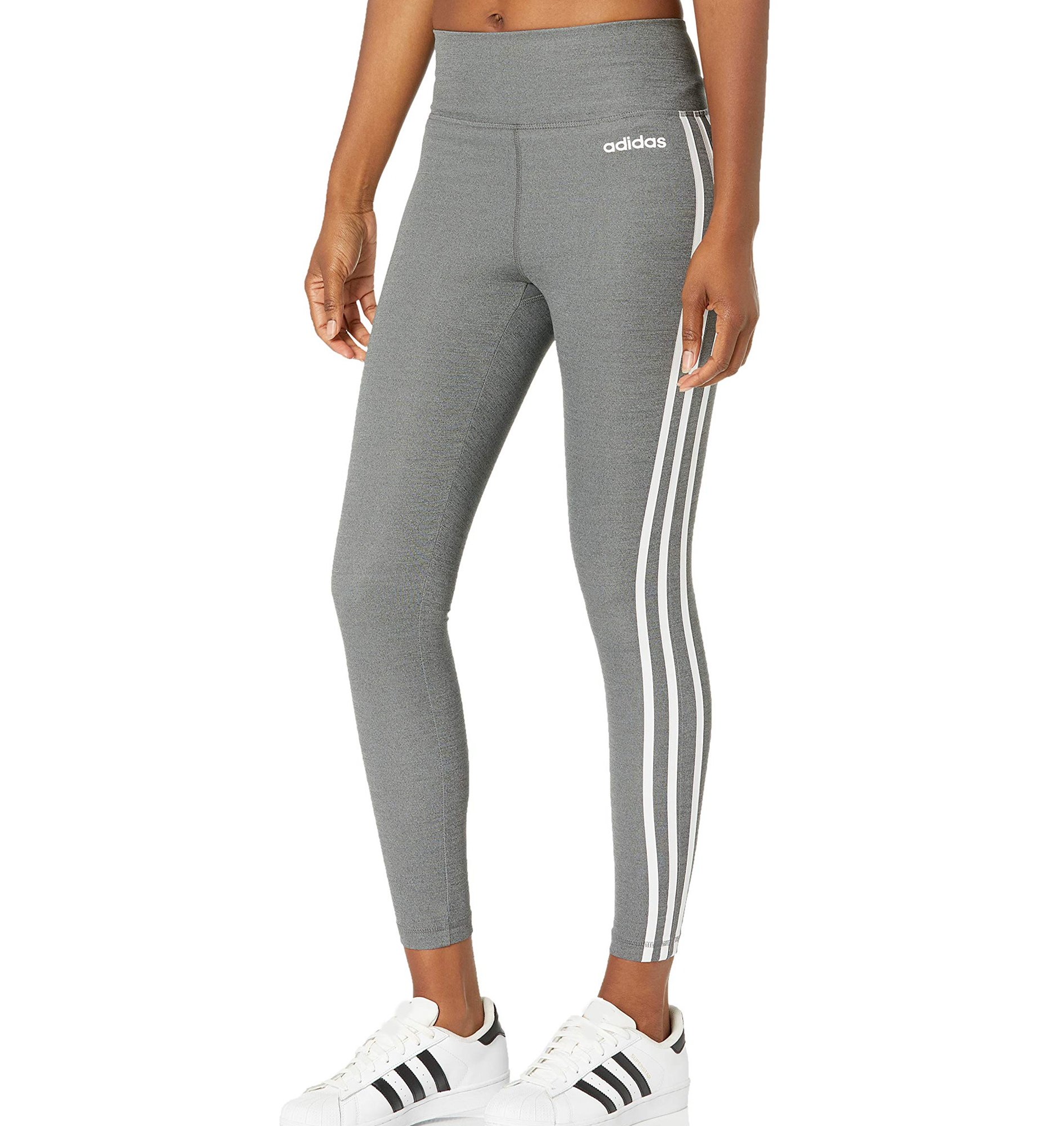 [FI0830] Womens Adidas Designed 2 Move 3-Stripes High-Rise Long Tights