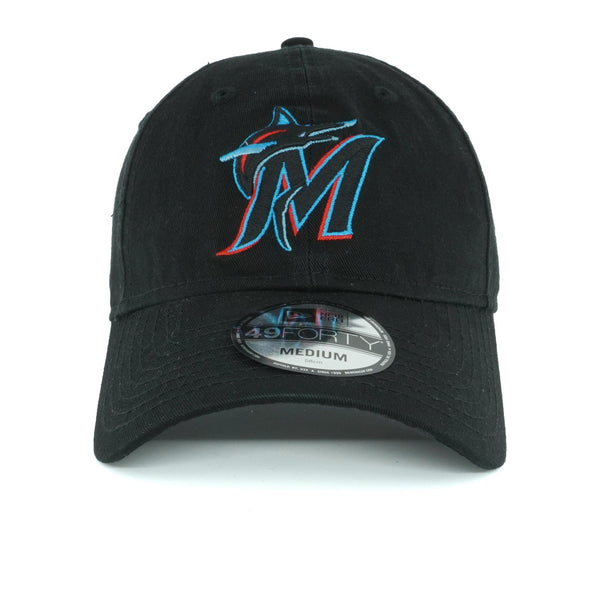 [11885645] Mens New Era MLB Core Fit 49Forty Fitted - Miami Marlins 2019