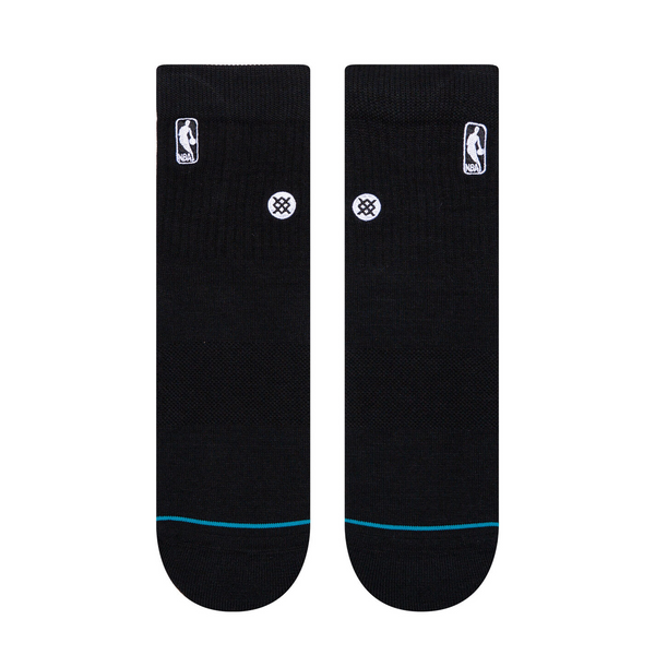 [M356D17LOG-BLK] Mens Stance NBA Logoman Quarter Socks