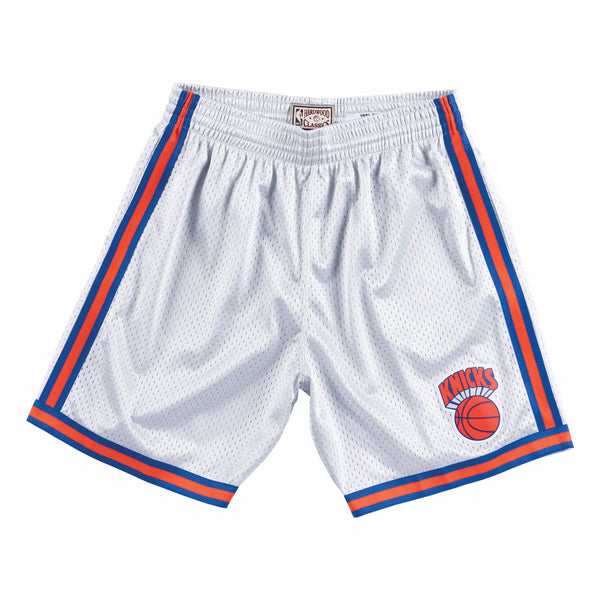 Mens Mitchell & Ness NBA Platinum Swingman Shorts 1991-92 New York Knicks