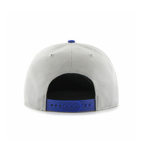 Mens 47 Brand LA Dodgers Sure Shot Captain Snapback - Grey/Royal Blue