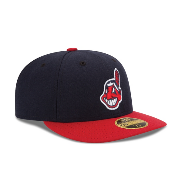 [70360643] Mens New Era MLB Low Profile Authentic 5950 - 2017 Cleveland Indians