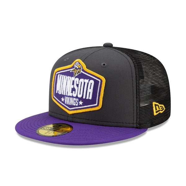 [60139128] Mens New Era NFL 2021 Draft 59Fifty Fitted - Minnesota Vikings