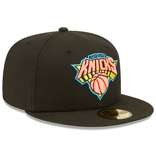 [70643201] Mens New Era NBA 5950 PINK GLOW FITTED - NY KNICKS