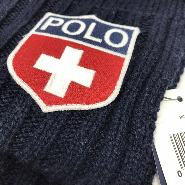 [PC0641-411] Mens Polo Ralph Lauren Colorblock Ski Scarf