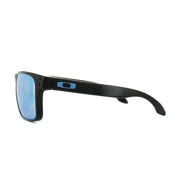 [OO9102-C1] Mens Oakley Holbrook Polarized Sunglasses - Polished Black/PRIZM H2O