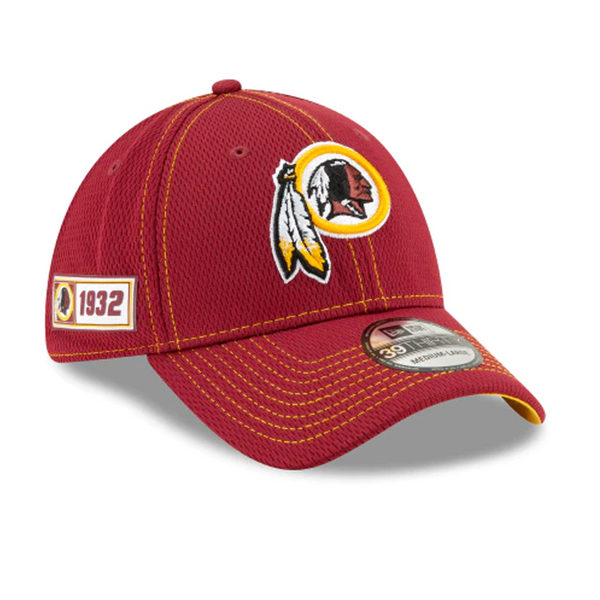 [12050679] Mens New Era NFL On Field 39Thirty Sideline Cap - Washington Redskins