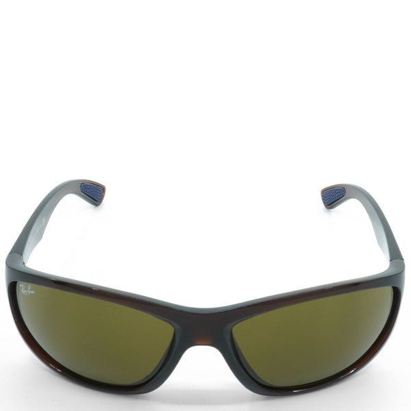 [RB4188-600/773_63] Mens Ray-Ban Wrap Sunglasses