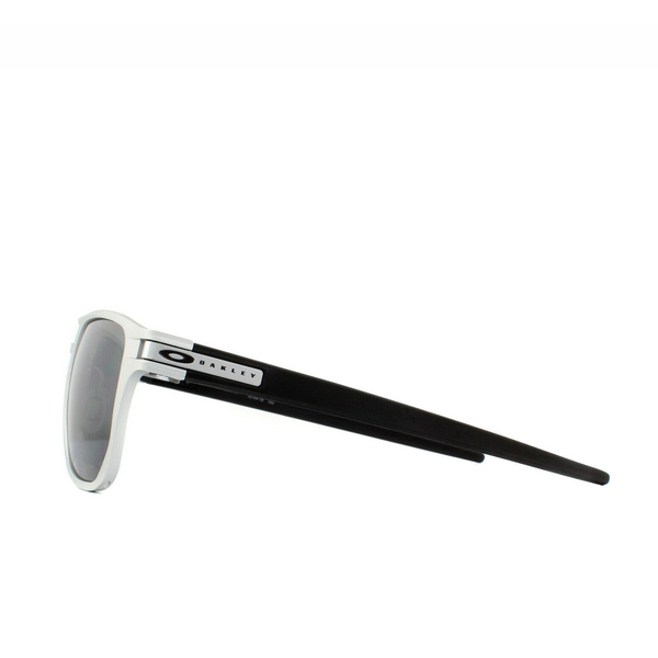 [OO4128-01] Mens Oakley Latch Alpha Polarized Sunglasses - Silver/Prizm Black