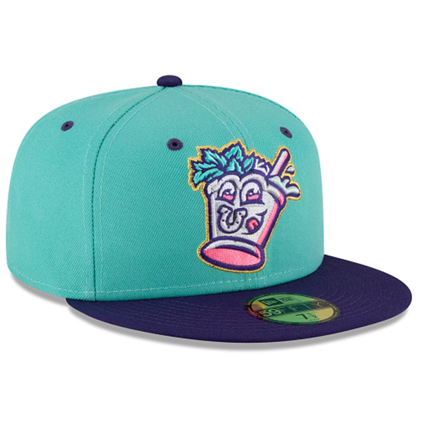 [60071514] Mens New Era MILB Theme Night 59Fifty - Louisville Bats Mint Julep