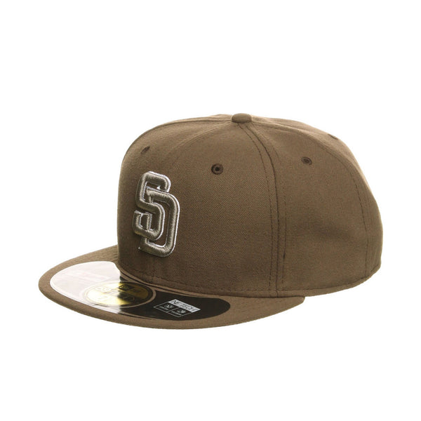 [70059948] Mens New Era MLB Authentic 59Fifty Fitted - San Diego Padres