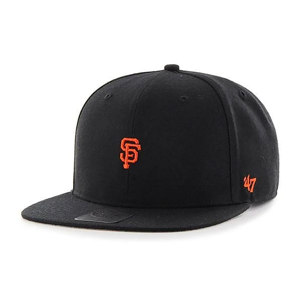Mens 47 Brand SF Giants Captain Snapback - Black