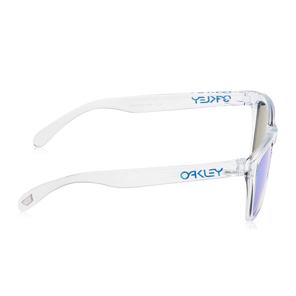 [OO9013-D0] Mens Oakley Frogskins Sunglasses - Crystal Clear/PRIZM Sapphire