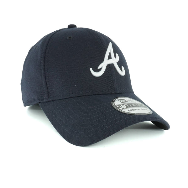 [10975840] Mens New Era MLB Team Classic 3930 Flex - Atlanta Braves