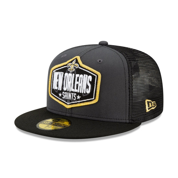 [60139130] Mens New Era NFL 2021 Draft 59Fifty Fitted - New Orleans Saints
