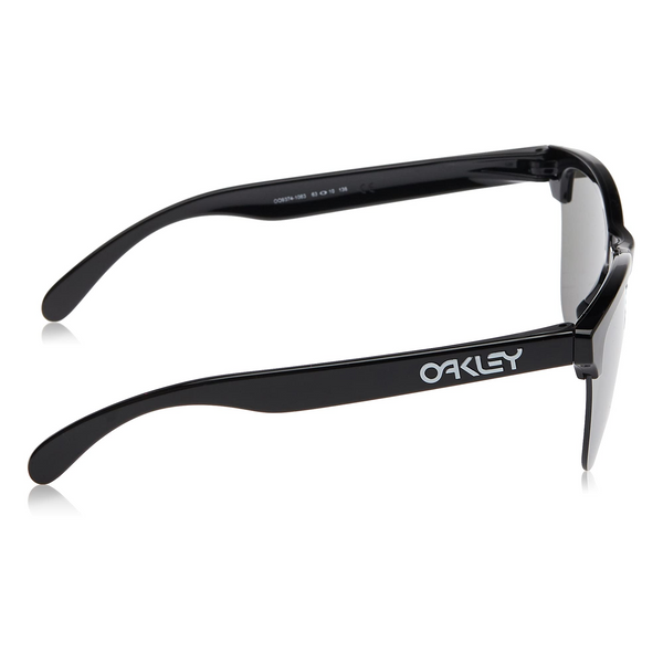 [OO9374-10] Mens Oakley Frogskins Lite Sunglasses - Black/Prizm Black Iridium