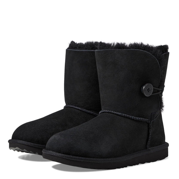 [1017400K-BLK] Kids UGG K BAILEY BUTTON II