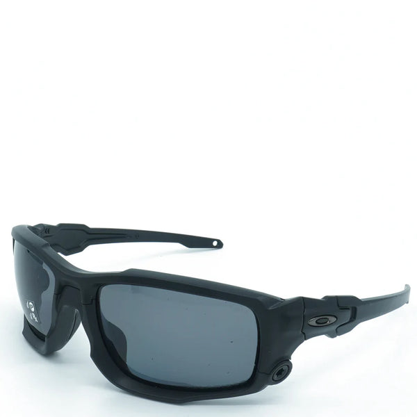 [OO9329-09] Mens Oakley Shocktube Polarized Sunglasses - Matte Black/Grey